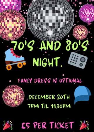 70s and 80s Night Disco